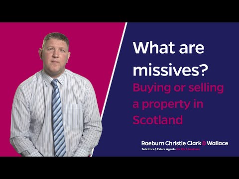 What are missives? - OLD