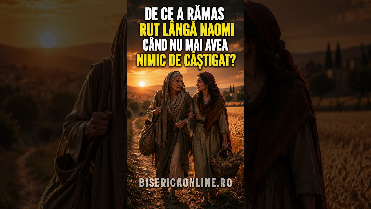 De ce a rămas Rut lângă Naomi când nu mai avea nimic de câștigat? - Întrebări și răspunsuri biblice