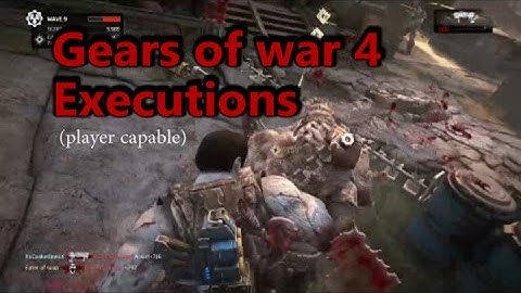 Gears of War 4: All Weapon Executions (player able)