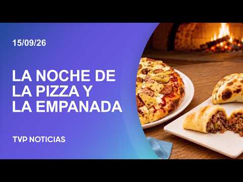 Celebrating Pizza and Empanada Night