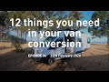 12 essentials you need in your van conversion!