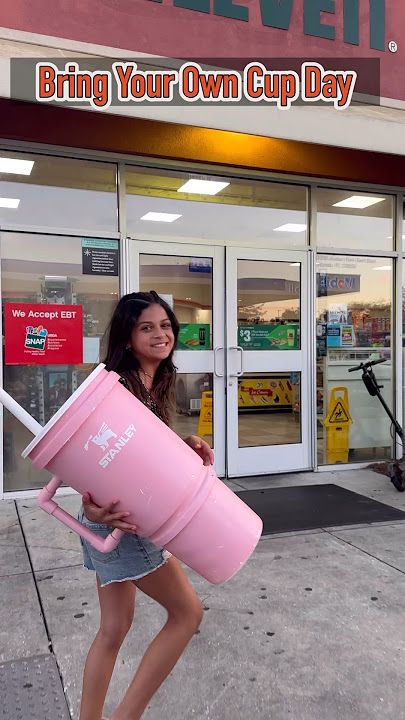 POV: 7/11 bring your own cup day🤣 #711 #shortsfeed