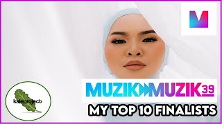 Anugerah Juara Lagu (AJL) 39 - My Top 10 Finalists Before Show (With Comments)