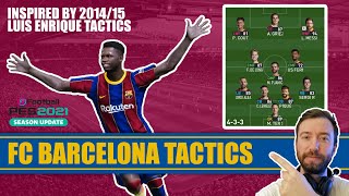 pic Luis Enrique Barcelona Formation barcelona tactics luis enrique 4 3 3 custom tactics pes 2021