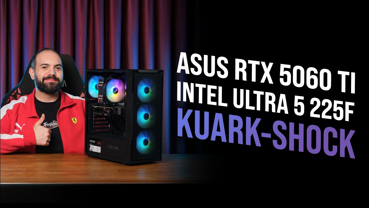 KUARK-SHOCK / INTEL Core Ultra 5 225F / ASUS GeForce RTX 5060 Ti