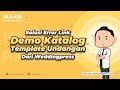 Solusi Error Link Demo Katalog Template Undangan Digital Dari Weddingpress