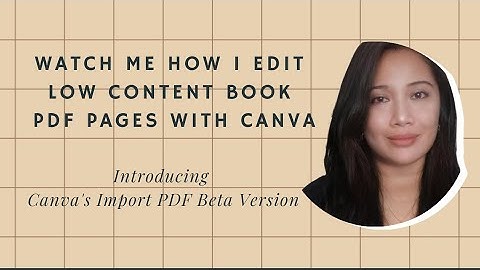 How to Import a PDF for Editing with Canva