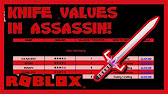 roblox silent assassin value list