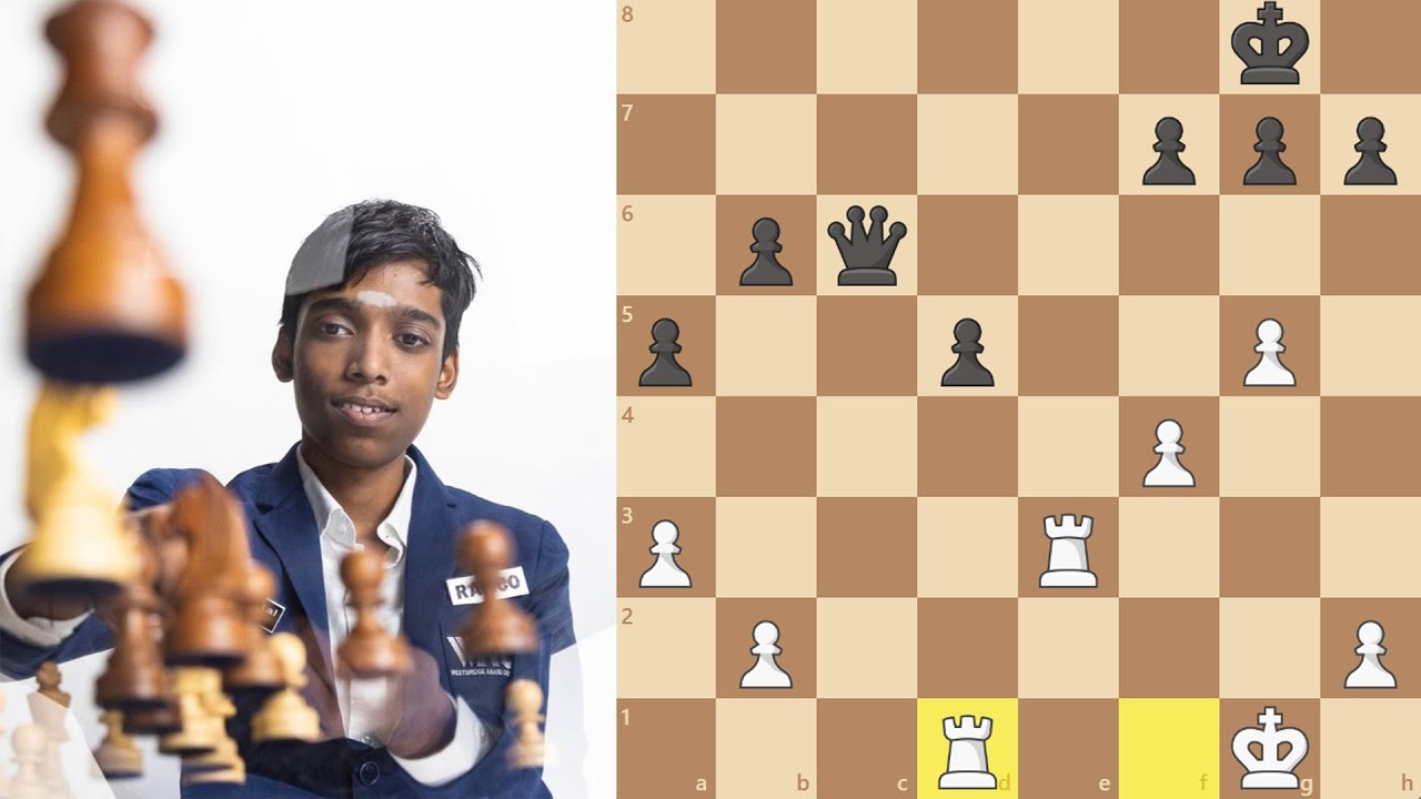 یک جلسه کلاس اموزش اخر بازی وزیر در مقابل دو رخ با پراگناناندا