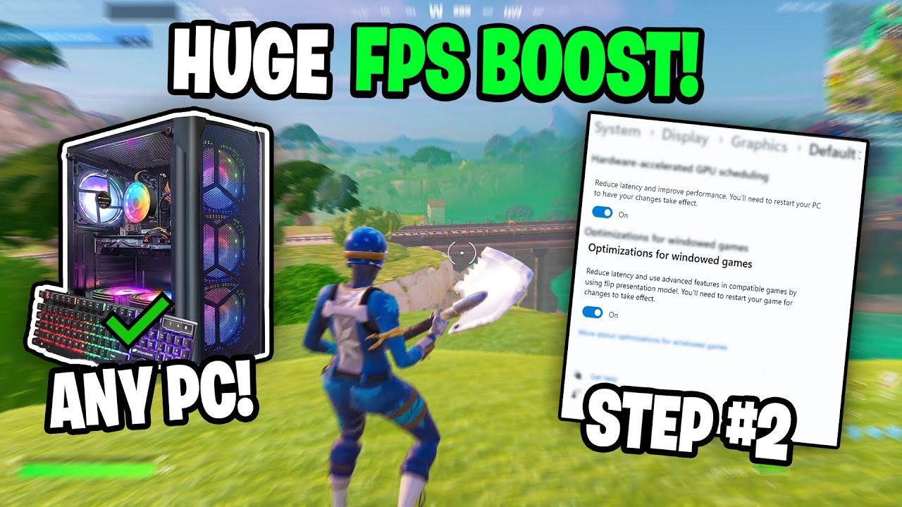 How PROS Get +200 FPS & ZERO Input Delay in Fortnite! (Low-End PC ...