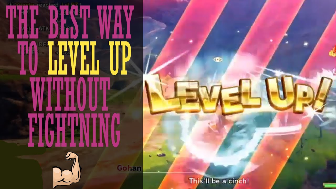 DRAGON BALL Z KAKAROT BEST WAY TO LEVEL UP WITHOUT FIGHTNING SPEED