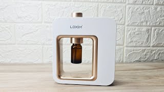 LOXIM Portable & Quiet Nebulizing Essential Oil Diffuser 