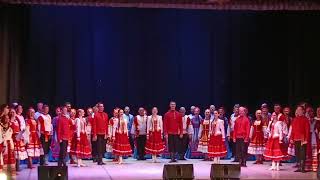 Волжский народный хор в гостях у ансамбля Чалдоны на сцене ДК Сибтекстильмаш