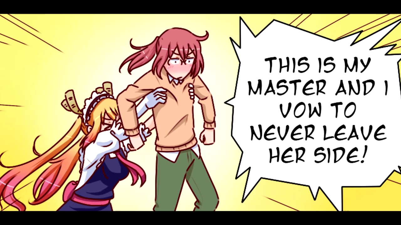 Loyalty Miss Kobayashi's Dragon Maid Comic dub - YouTube