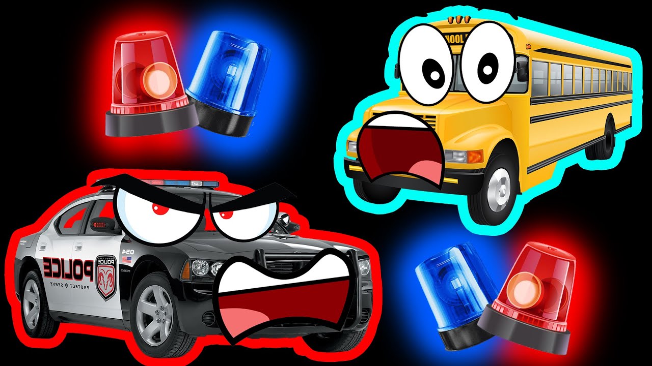 Police Car Siren Horn VS School Bus Horn Meme Sound Variations - YouTube