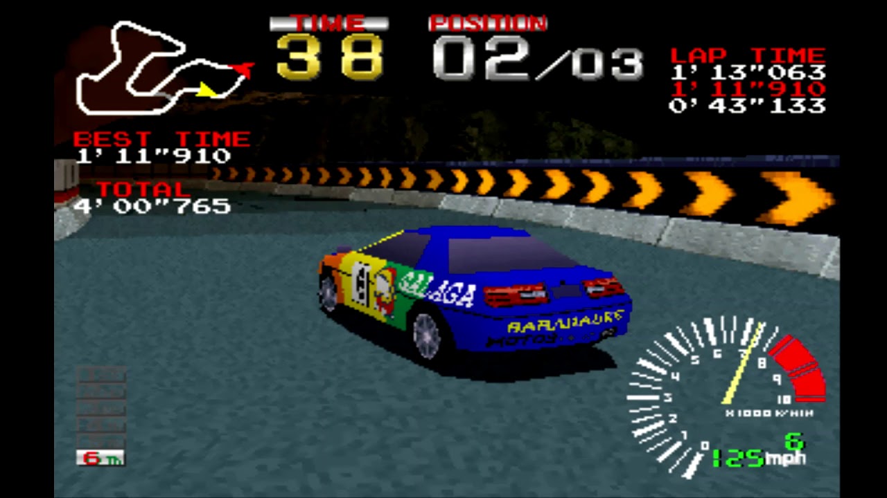 HD 1080p - Ridge Racer (1995) PlayStation 1 - Long Play Through - Part ...