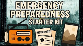 Budget 72-Hour Survival Kit Emergency Prep for Small Spaces Tight Budgets