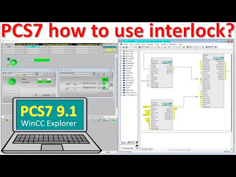 PCS7 V9.1 how to use interlock CFC library for basic tutorial