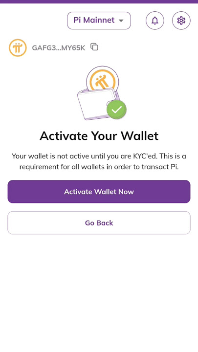Pi Network Wallet Activation - Active Your Wallet - Pi Coin Wallet Active