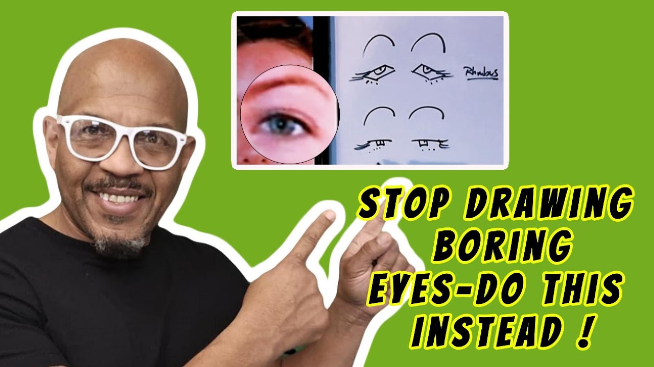 Stop Drawing Boring Eyes — Do THIS Instead - YouTube