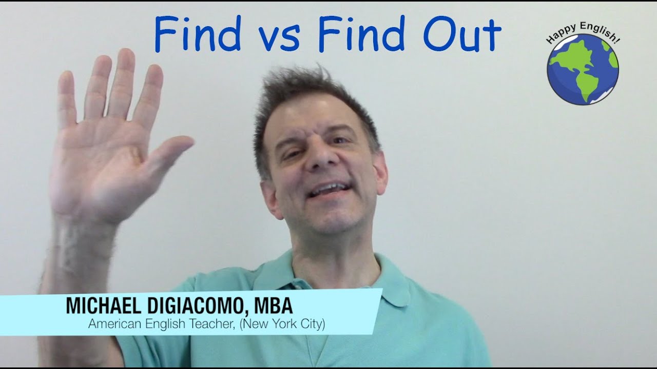 Find vs Find Out - Confusing English Words