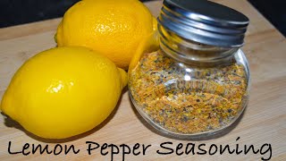 Homemade LEMON PEPPER SEASONING