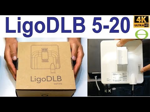 Detailed setup and tutorial of the LigoWave LigoDLB 5-20 PTP wireless transceiver -