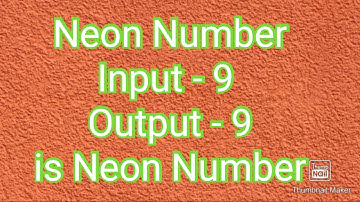 Neon number and Spy number program in C#