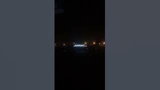 Video Pesawat Taxi malam hari di Bandara Soekarno Hatta | Free Footage
