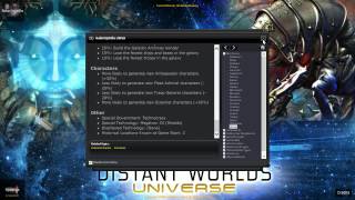 Let's Play (Tutorial): Distant Worlds Universe Ep. 1( Start)