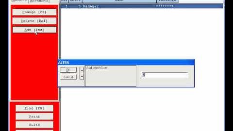 Dairy Comp 305 - Setting up the User Manager