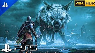 (PS5) God of War Ragnarok - Kratos vs Fenrir | Realistic ULTRA Graphics Gameplay [4K 60FPS HDR]