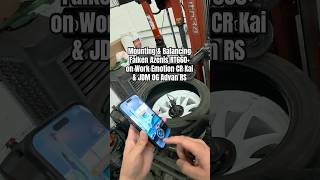 Mounting & Balancing Falken Azenis RT-660  tires on JDM Work Emotion CR Kai (GTR spec) & Advan RS