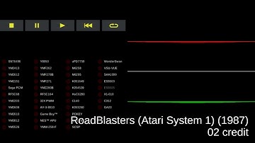 RoadBlasters (Atari System 1) - track 02 credit