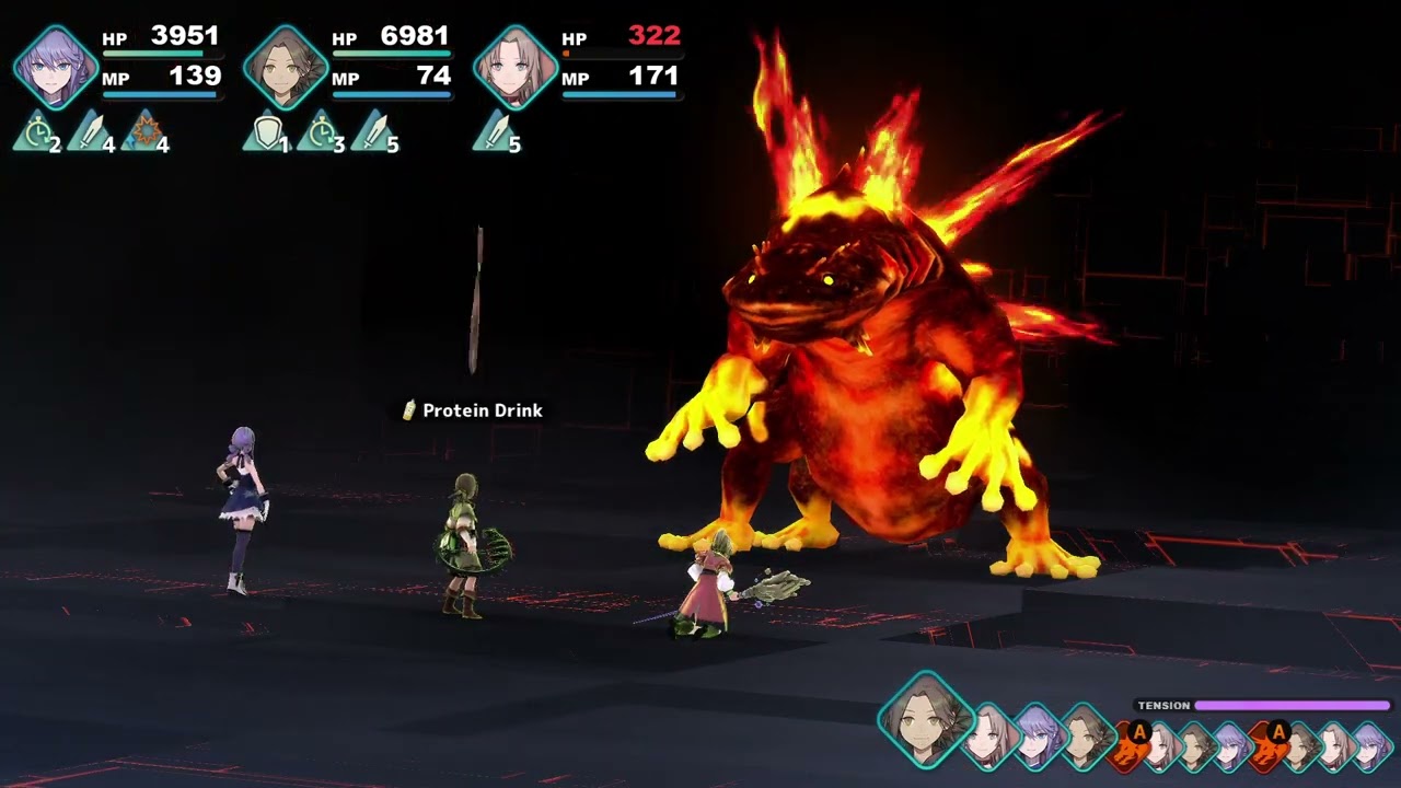 FANTASIAN Neo Dimension - Salamander Boss Trial Of Fire (Hard Mode)