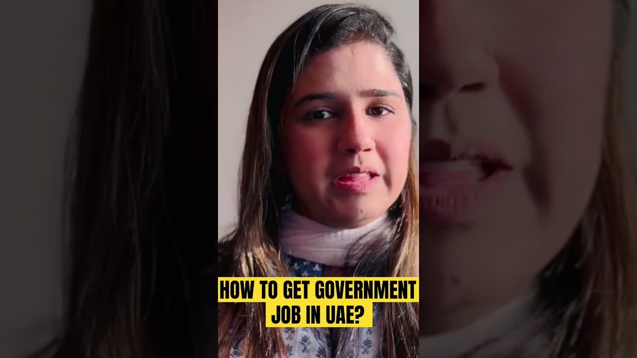 How to get government job in uae? 