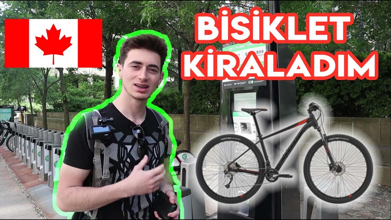 Kanada'da Bisiklet Kiraladım ! | V-LOG