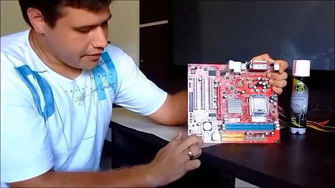 O que acontece quando queima a placa mãe do notebook?