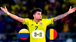 Colombia 3-2 Romania Full Match Extended Highlights 2024
