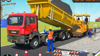 Real road Construction Builder Game - Road Construction excavator simulator 3d - Android Gameplay screenshot 5