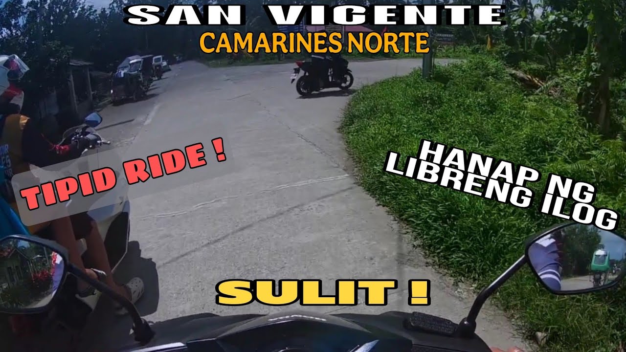 TIPID RIDE @ SAN VICENTE CAMARINES NORTE | HONDA BEAT V3.