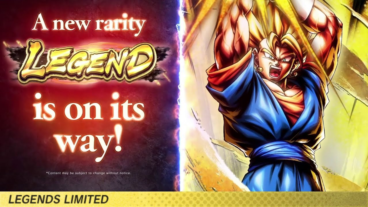 New Legend Rarity Super Vegito In Dragon ball Legends - YouTube