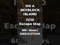 He Spent 60 HOURS Building This INSANE Escape Map | Hypixel Skyblock