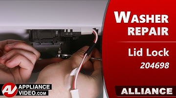 Speed Queen Washer - Lid Will Not Lock - Lid Lock Repair