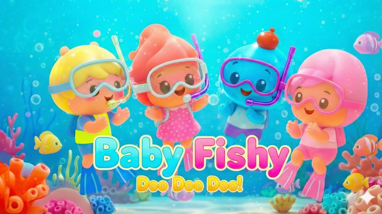 Baby Fishy Dance | Nursery Rhymes | Ice Cream Land Songs For Children 🏖 ...
