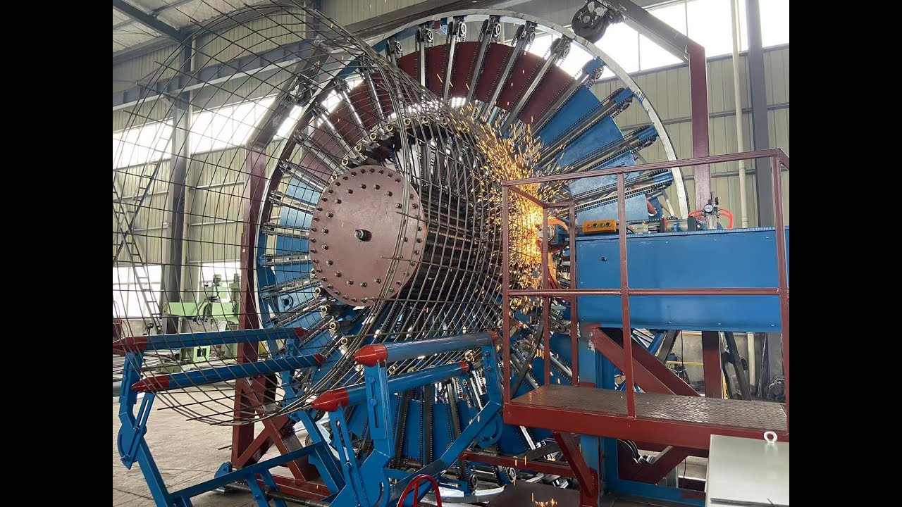 USA DN1350 3000X3000MM RCP Concrete Pipe Cage Welding Machine