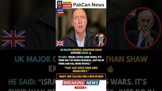Jonathan Shaw Comments Spark Debate Over Israel’s War Strategy | PakCan News