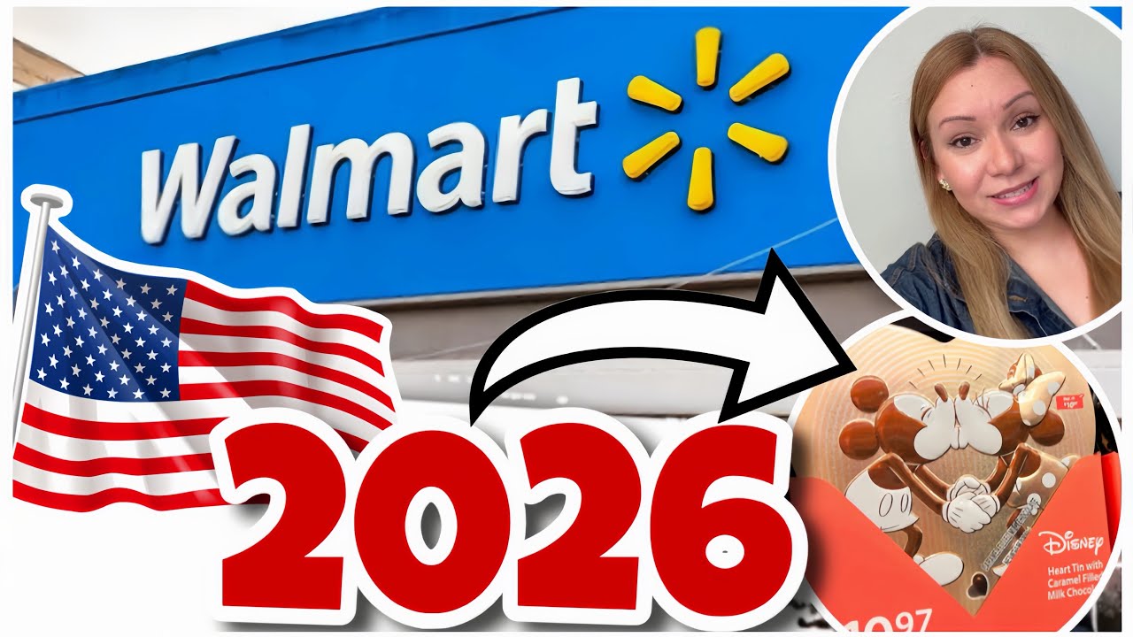 PRIMEIRO VÍDEO NO WALMART DOS EUA 2026 😍 SETOR DE VALENTINE’S DAY | TUDO IRRESISTIVELMENTE LINDO! 
