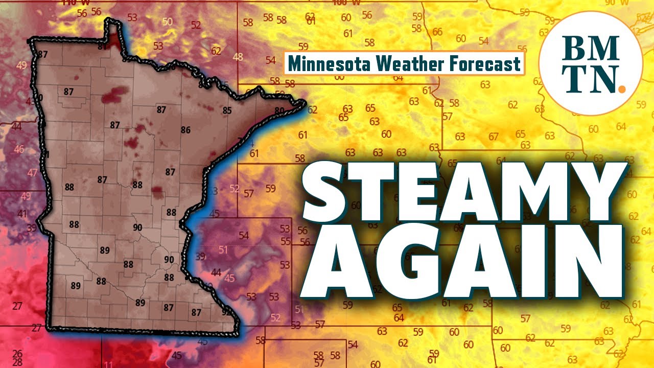 Minnesota weather: Steamy again with more late-day storms - YouTube