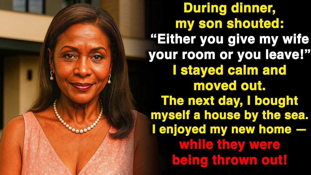 My son shouted at me: “Give my wife your room or get out of here right now!” - So I decided to...